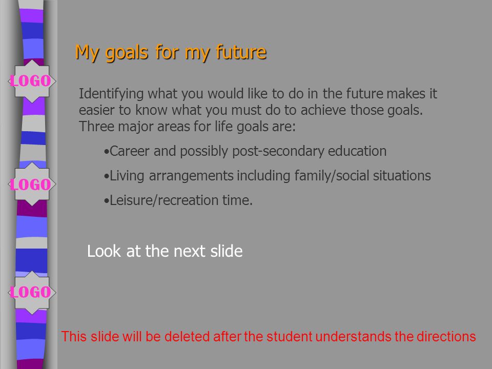 Goals for future education